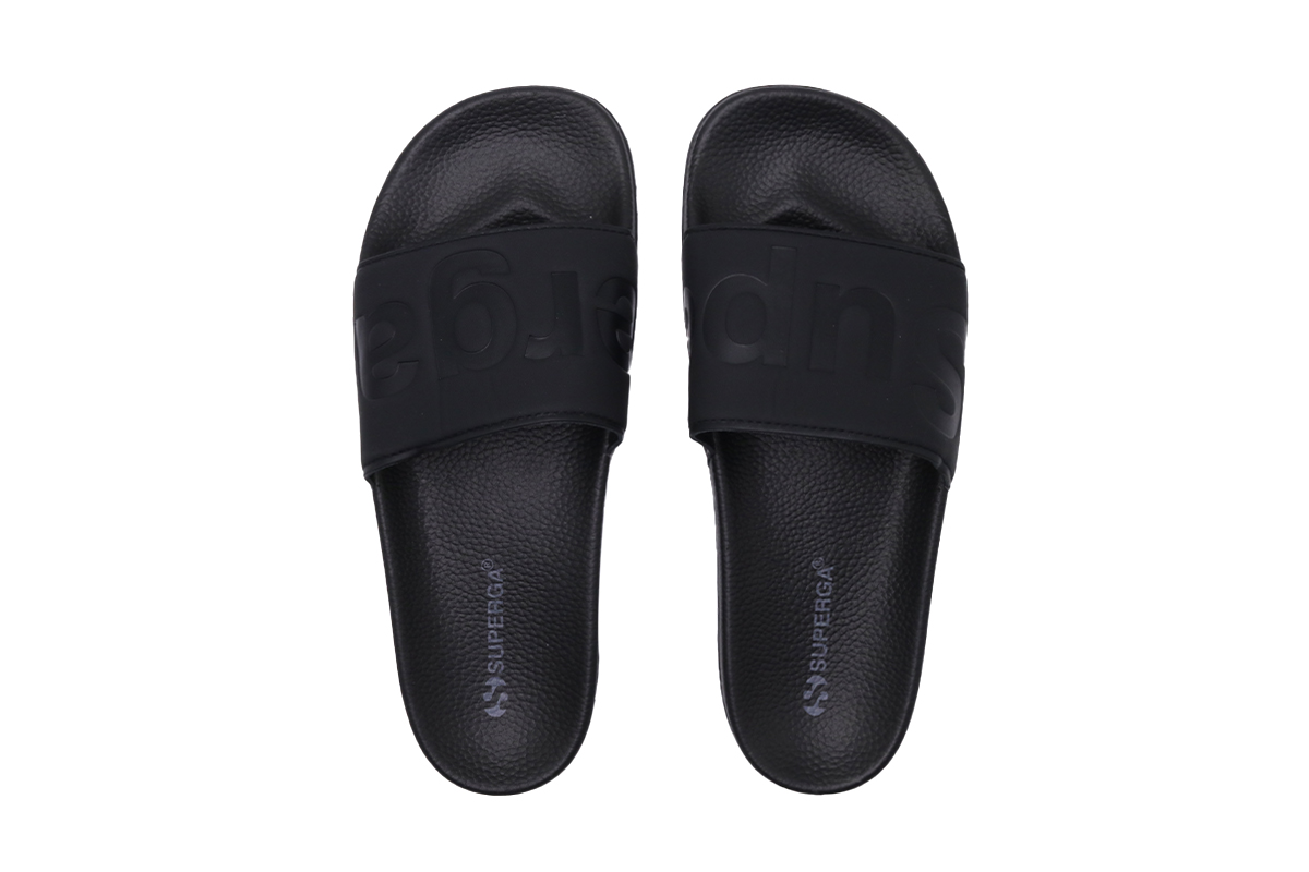 Superga store velvet slides